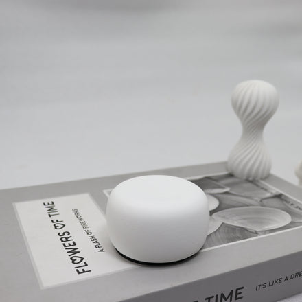 Simplicity White Solid Scented Gypsum Stone Eco-Friendly Aromatherapy Indoor Ornament Essential Oil Diffuser for Home & Car