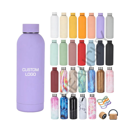 New 2025 Custom logo Double Wall Stainless Steel Outdoor Bottles Gym Insulated Vacuum Flask Sport Water Bottle