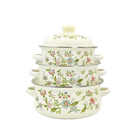 Enameled Cookware Pot Soup and Stock Seafood Cooki Pans and Pasta Rice Boil Simmer Noodle Pots Big Sets Milk Pans