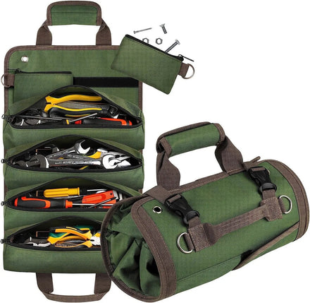 Ananke Tools Durable Heavy Duty Large Capacity Portable Electrician Tool Roll Bag OEM/ODM Customizable 600D Polyester