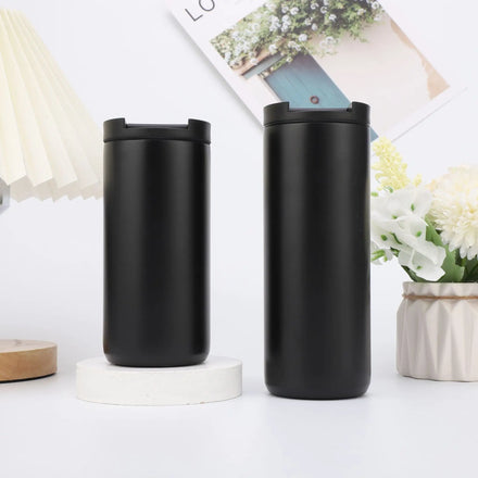 New Fashion Wholesale Reusable Double Wall Vacuum Metal Thermal Coffee Mugs Custom Travel 350ml 12 oz Stainless Steel Coffee Mug