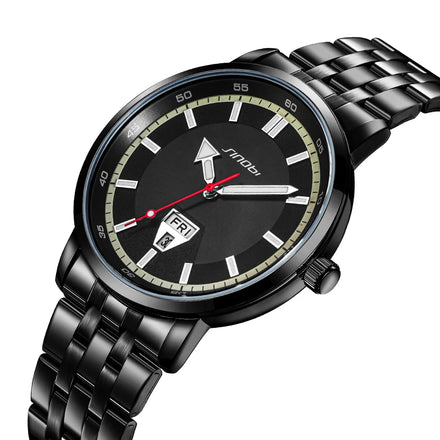 Top Sales Discover Precision Quartz Luxury Watches for Men Wholesale Waterproof Stainless Steel Glass Pointer Luminous Watch