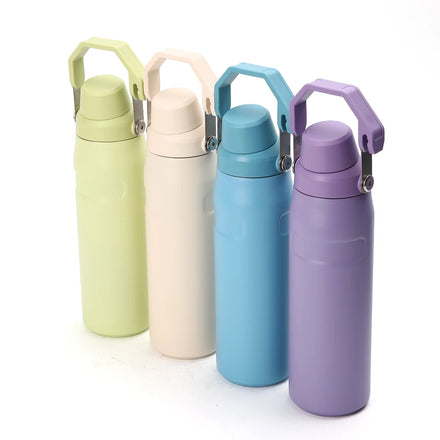 720ML 1100ML Good Quality Insulated Sports Water Bottle Vacuum Flask with Handle Lid