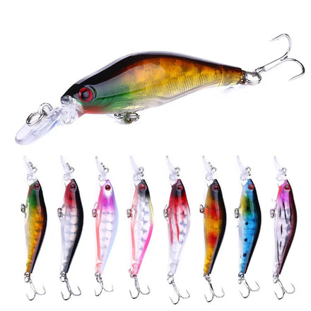 Wholesale MI082 8cm 6.3g Artificial Hard Plastic Bait Minnow Fishing Lures