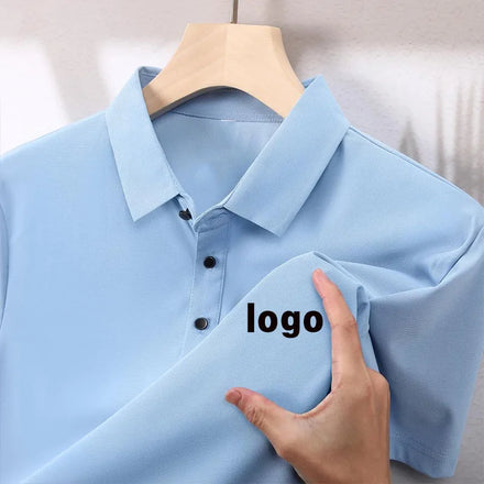 Wholesale High Quality Plain Casual Golf Customized Embroidery logo Simple Men's Polo Shirt