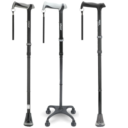 Rehand Foldable Aluminum Walking Cane Adjustable 78-96cm Lightweight & Portable Multi-Use Hand Walking Stick