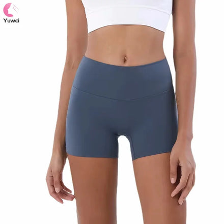 High Waisted Biker Shorts for Women Tummy Control Fitness Athletic Workout Running Yoga Gym Shorts