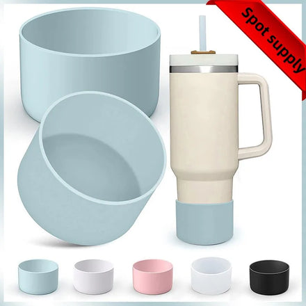 Chinese Factory Anti-slip Sleeve Protector Cover Bottom Boots Silicone Tumbler Boot for Tumblers With Custom Pattern
