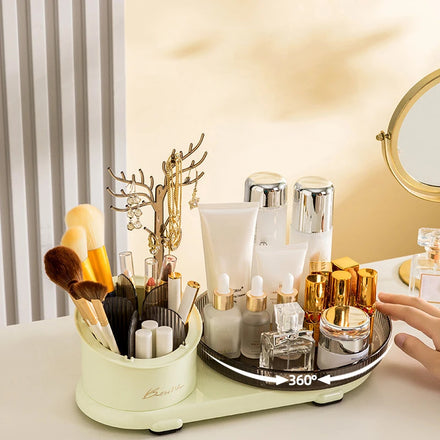 R8372 Desk Cosmetic Storage Bin Makeup Organizer Box Storage Racks