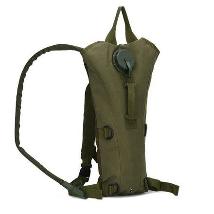 QXMOVING National Outdoor Hiking Camping Hunting 3L Tactical Hydration Light Running Vest Bag Backpack Cover Nylon Waterproof