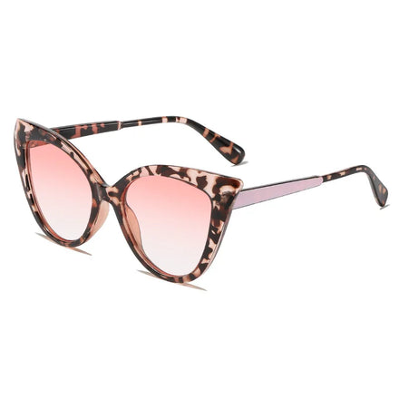 Lmamba 22033 New Arrival Fashion Trendy Brand Big Frame Cat Eye Retro Vintage Shades Women Men Sunglasses