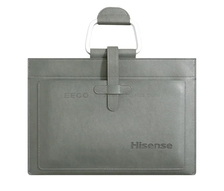 Portable Waterproof Folders Business Executive Leather A4 Document Holder Custom Logo File Folder Bag With Handle