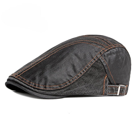 Men Mesh Newsboy Caps British Painters Hats Spring and Summer Ventilate Berets Adjustable Flat Cap Hip Hop Berets