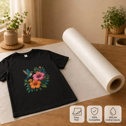 Goosam Cold Peel Matte 13 17 25 Inch 12Inch 13Inch PET DTF Roll Film for L1800 1390 DTF Printer