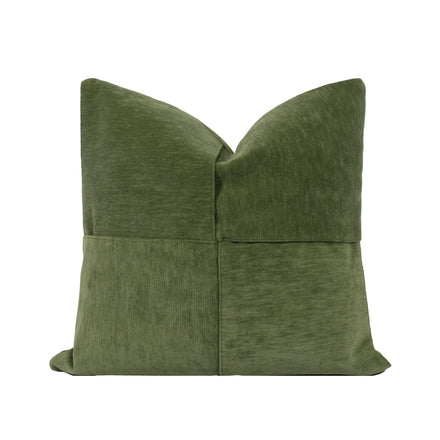 Tiff Home's New Arrival 45*45cm Green Cross Geometric Pattern Throw Pillow Breathable for Bed Sofa Car Office Modern Style
