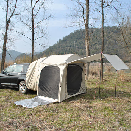 Waterproof SUV Vehicle Tent with Canopy Car Tailgate Awning Tent for Cars and Car Camping