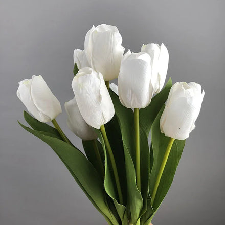 A090 Wedding Decoration Artificial Flowers Tulips Real Touch Flowers Decoration Garden Home Decoration Planning Scheme