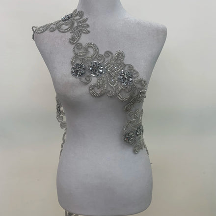 New High Quality Concise Style Exquisite Hand-made Glass Rhinestone Cloth Performance Clothing Accessories