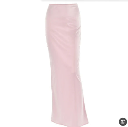 2024 Hot Selling New Fashionable and Sexy Versatile Bag Hip Long Satin Half Skirt