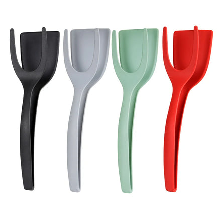 Hot Sale Nonstick Kitchen Food Clip 2-in-1 Spatula Breakfast Pancake Fried Egg Double Spatula