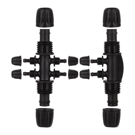 16mm PE Pipe Locked Connector to 4/7mm Pipe Reducing Adapter Garden Irrigation Water Pipe Fittings