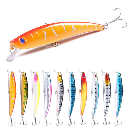 Wholesale MI005 11.5cm 11.2g Artificial Hard Plastic Bait Floating Jerkbait Minnow Fishing Lures