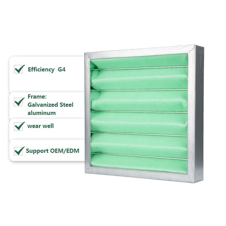 AHU HVAC AC Furnace Merv 8 G4 Pre Air Filter Replacement for Air Condition Ventilation System
