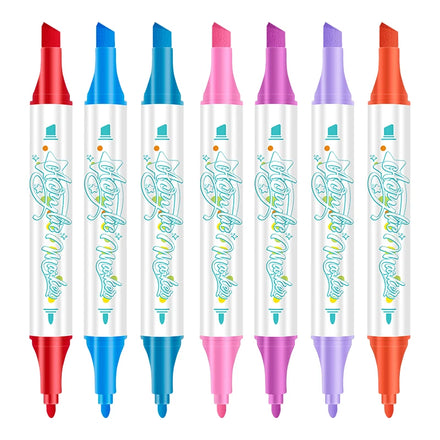 Premium Acrylic Paint Markers Set 36 Colors Vibrant Non-Toxic Waterproof Dual Tip 6mm Tip Permanent Graffiti Marker Pens