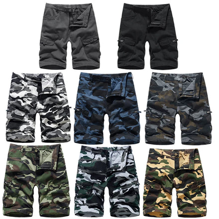 Wholesale high-quality men's outdoor casual shorts are men's camouflage short work pants The size of the oversized shorts