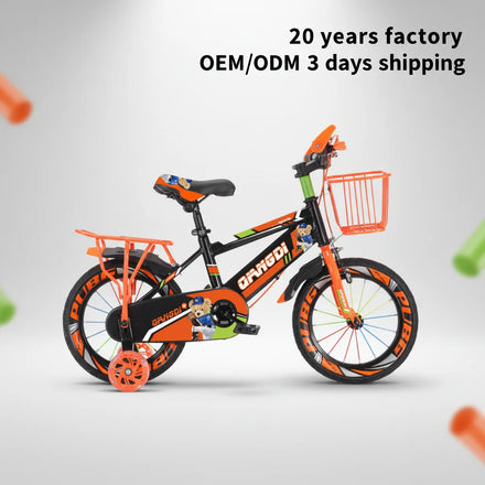 New Design 12'' 14'' 16'' 18'' 20 Inch With Training Wheels Basket Kids Bike Bicycle Bicicleta Infantil for 3-14 Years Children