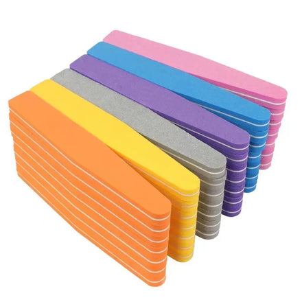 Customized Sponge File Diamond 100/180 Nail Rubbing Strips Wholesale Nail File High Elasticity Nail Tools Grinding