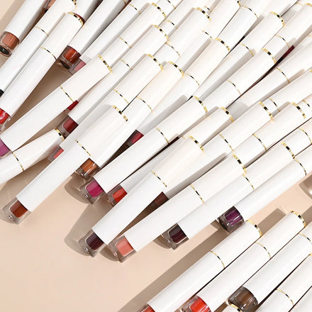 Makeup Lip Gloss 43 Colors Diamond Long Lasting Waterproof Glitter High Shine Lip Gloss and Matte Liquid Lipstick