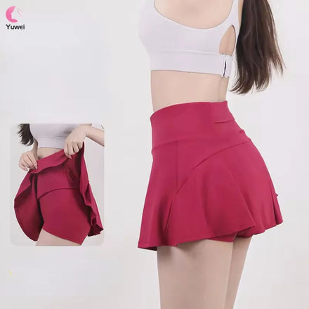 High Waisted With Pockets Inner Shorts for Athletic Skorts Sports Running Pickleball Women's Tennis Golf Skirts