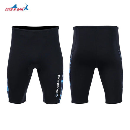 DIVE&SAIL 2mm Neoprene Thermal Diving Swimming scuba Printing Split Short Pants for Spearfishing Snorkeling
