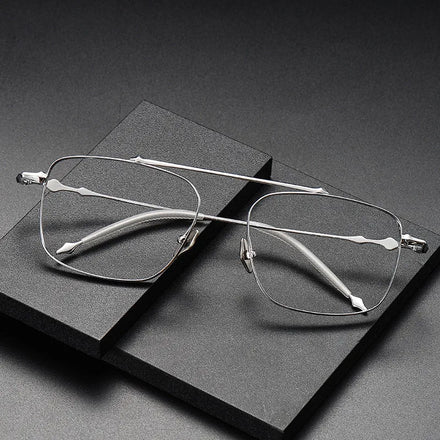 CS-Martin High Quality Pure Titanium Spectacle Frame square Frame for Myopia
