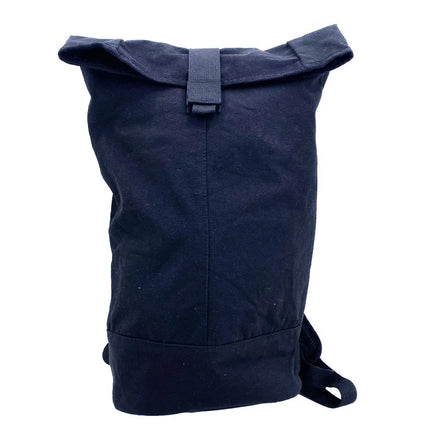 Evercredit Heavy Duty Duffle Bag Unisex Trendy Tactical Backpack Open Closure Rolling Top Canvas Waterproof Letter Gym Interior