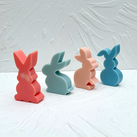 Easter for Candle Silicone Mold 3pcs OPP Bag Eco-Friendly Food Grade DIY Aromatherapy Candle Making Tool