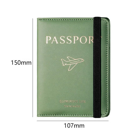 Printable PU Leather Bag RFID Passport case Protective case Travel Wallet Ticket Set Passport Bag