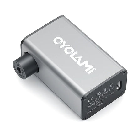 CYCLAMI 100PSI Smart Mini Electric Bike Pump Type-C Compressor Tire Inflator for FV AV Car Bike Motorcycle Cycling Bicycle Pump