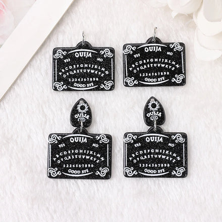Divination Magic Ouija Planchette Charms Gothic Jewlery Findings for Keychain Necklace Diy Making