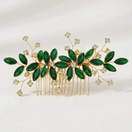 New Wedding Black Rhinestone Bridal Headpiece Hair Comb Vintage Head Wedding Hair Accessories