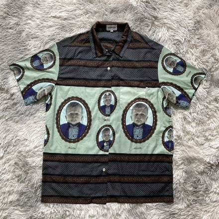 DENIMGUYS Men's Hawaiian Shirt Short Sleeve Tops Custom Wholesale Casual Summer Beach Button up Shirts Hawaiian Tops