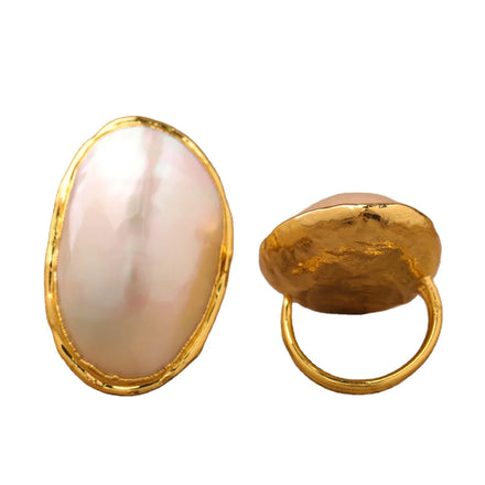 Natural MAPEI Mabe Rings Luxury Jewelry