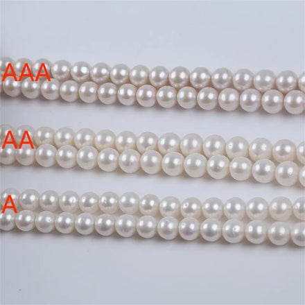 Zhuji Good Quality 10-11mm White Round Shape Pearl Stand for Jewelry Making