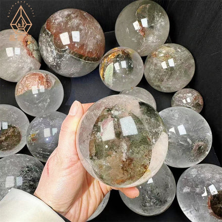 High Quality Crystal Crafts Natural Garden Quartz Sphere Wholesale Healing Stone for Decoration