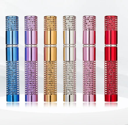 Manufacture Unique 5ml Atomizer Portable Golden Aluminum Perfume Spray Bottle