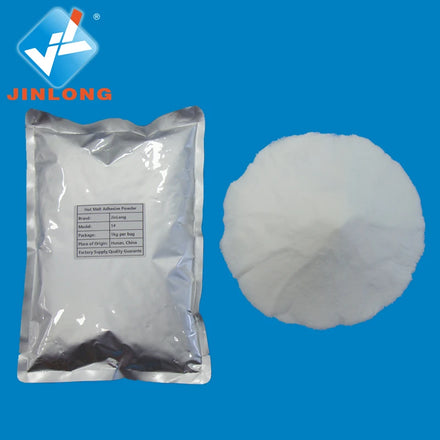 JINLONG DTF 75 Hardness TPU Powder Super Soft Hot Melt Adhesive White Powder for Screen Printing