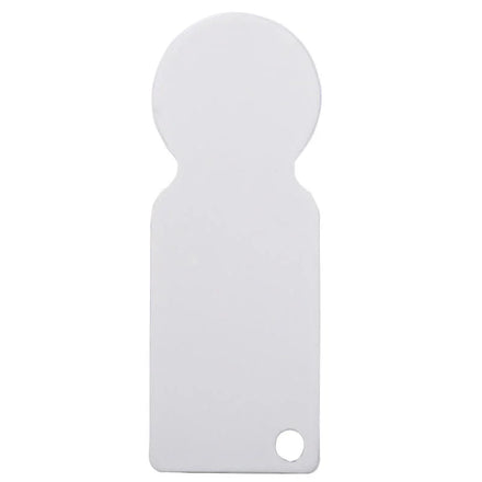 20pcs/Lot Modern Silver Sublimation Blanks Aluminum Shopping Cart Coin Trolley Token Shopping Token Ring