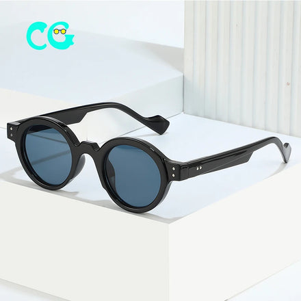 Retro Sunglasses 2024 Men Women Vintage Small Round Frame Sun Glasses Round Lens UV400 Goggles Shades Party Beach Glasses