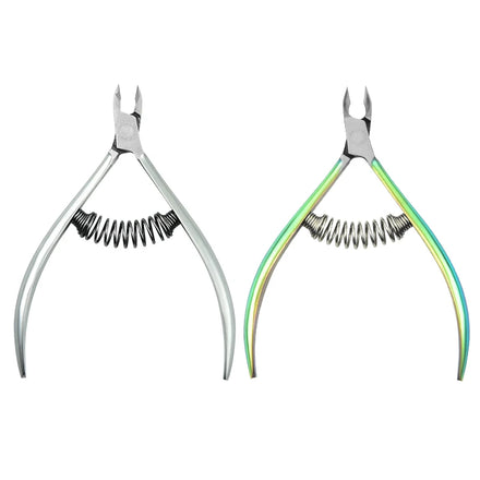 Factory Sale Convenient Stainless Steel Manicure Tools Silver Cuticle Nail Nippers for Finger Use